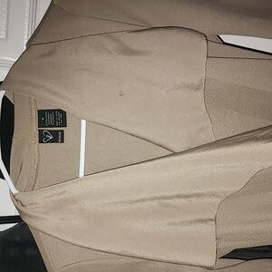 Windsor beige/Taupe polyester spandex coat